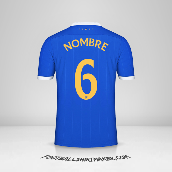 Jersey Rangers FC UEL 2021/2022 -  nombre - 6