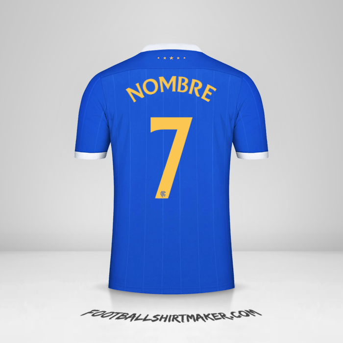 Jersey Rangers FC UEL 2021/2022 -  nombre - 7