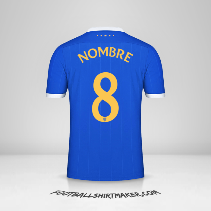 Jersey Rangers FC UEL 2021/2022 -  nombre - 8