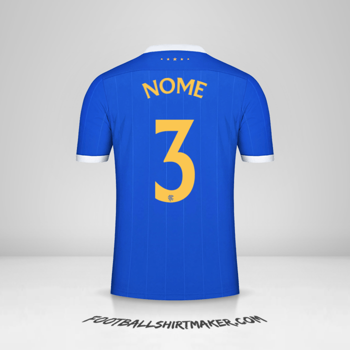 Maglia Rangers FC UEL 2021/2022 -  nome - 3