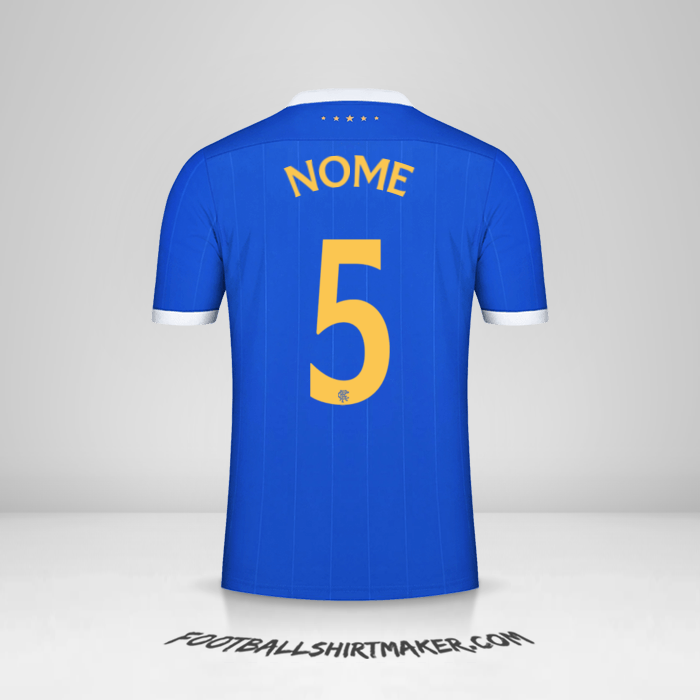 Maglia Rangers FC UEL 2021/2022 -  nome - 5
