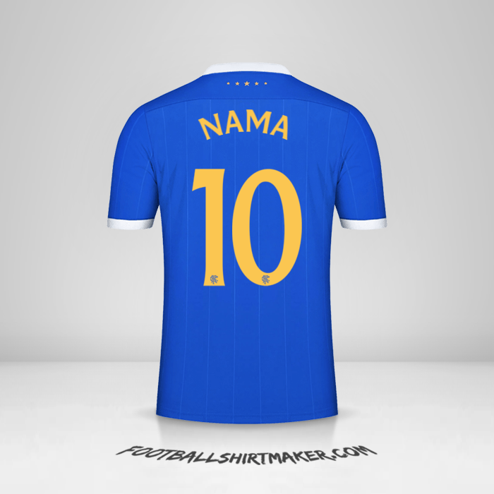 Jersey Rangers FC UEL 2021/2022 -  nama - 10