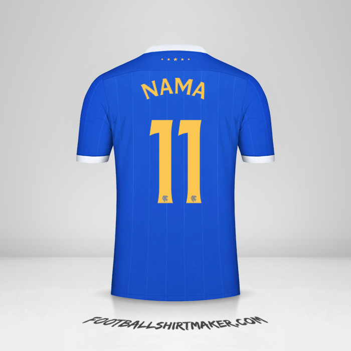 Jersey Rangers FC UEL 2021/2022 -  nama - 11