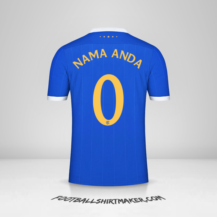 Jersey Rangers FC UEL 2021/2022 -  nama anda - 0