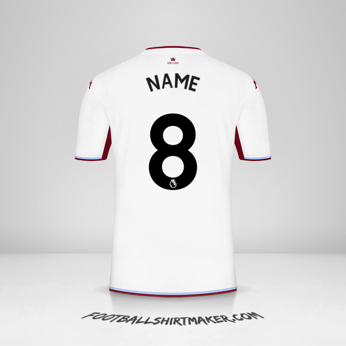 Trikot Aston Villa FC 2021/2022 Auswärts -  name - 8
