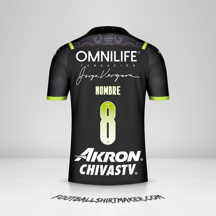 Jersey Guadalajara 2021/2022 Visita -  nombre - 8