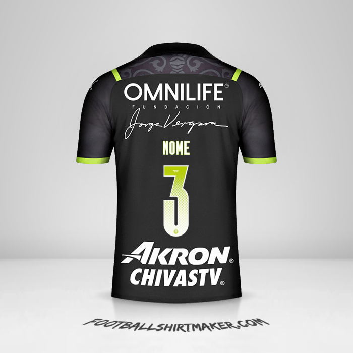 Camisola Guadalajara 2021/2022 Alternativa -  nome - 3