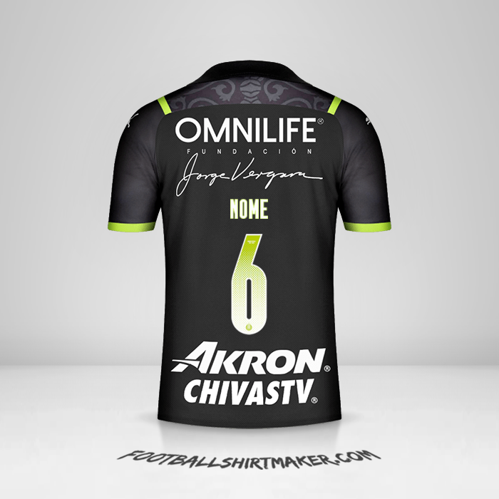 Camisola Guadalajara 2021/2022 Alternativa -  nome - 6