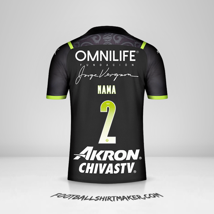 Jersey Guadalajara 2021/2022 Alternatif -  nama - 2