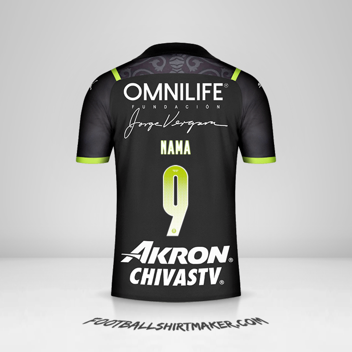 Jersey Guadalajara 2021/2022 Alternatif -  nama - 9