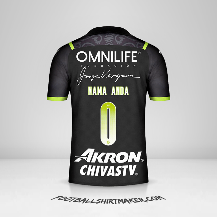 Jersey Guadalajara 2021/2022 II -  nama anda - 0
