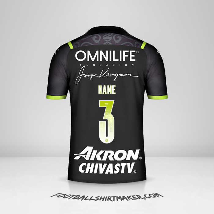 Jersey Guadalajara 2021/2022 Away -  name - 3