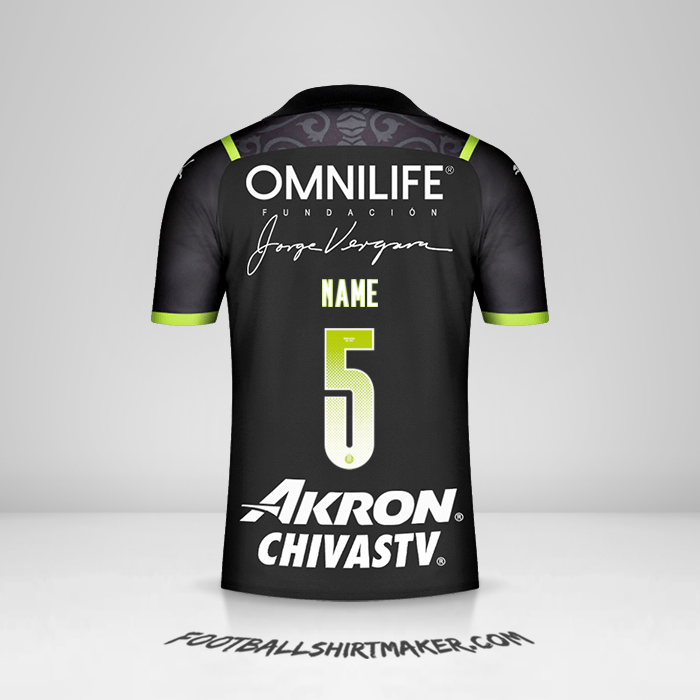 Trikot Guadalajara 2021/2022 Auswärts -  name - 5