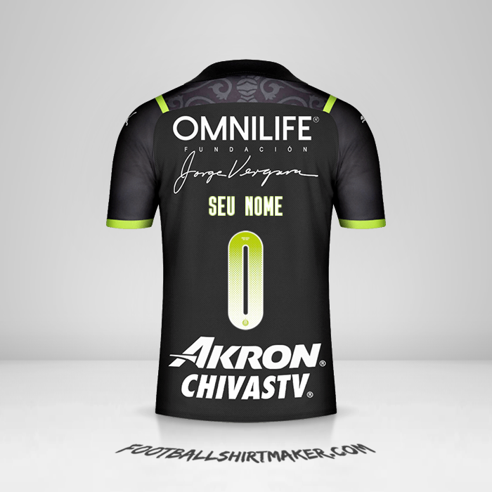 Camisa Guadalajara 2021/2022 II -  seu nome - 0