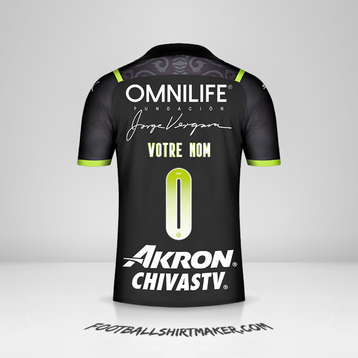 Maillot Guadalajara 2021/2022 II -  votre nom - 0