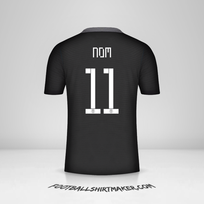 Maillot Paris Saint Germain Cup 2021/2022 Troisième -  nom - 11