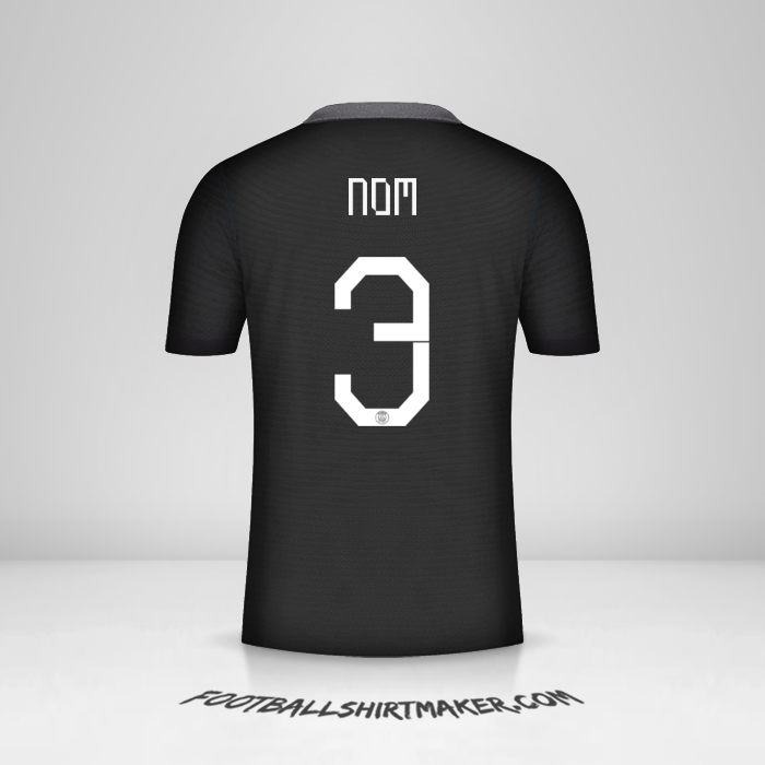 Maillot Paris Saint Germain Cup 2021/2022 Troisième -  nom - 3