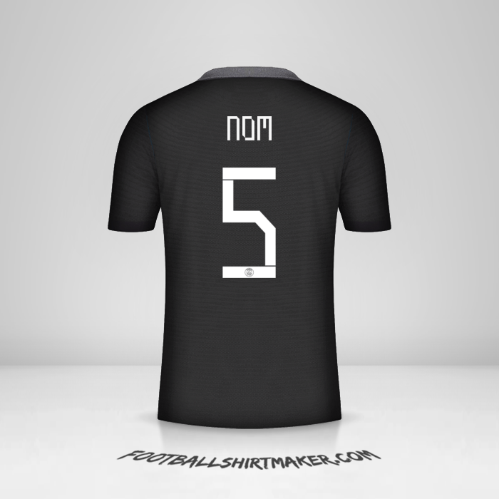 Maillot Paris Saint Germain Cup 2021/2022 Troisième -  nom - 5