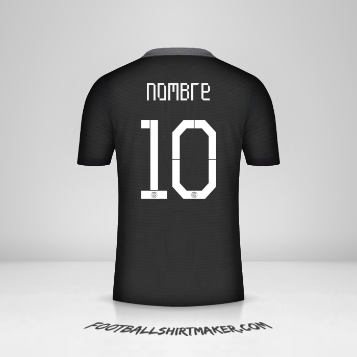 Camiseta Paris Saint Germain Cup 2021/2022 Tercera -  nombre - 10