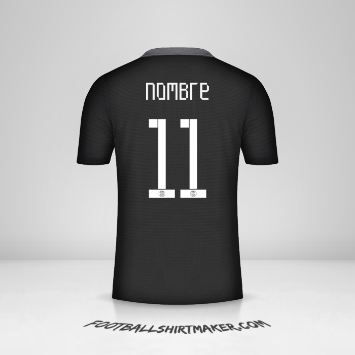 Camiseta Paris Saint Germain Cup 2021/2022 Tercera -  nombre - 11