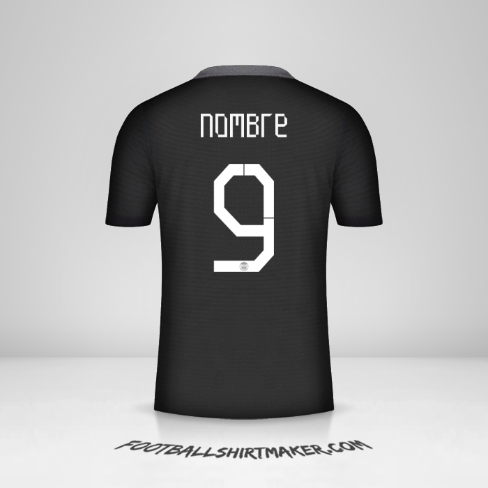 Camiseta Paris Saint Germain Cup 2021/2022 Tercera -  nombre - 9