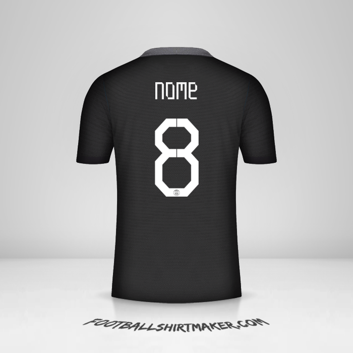 Camisa Paris Saint Germain Cup 2021/2022 Terceira -  nome - 8