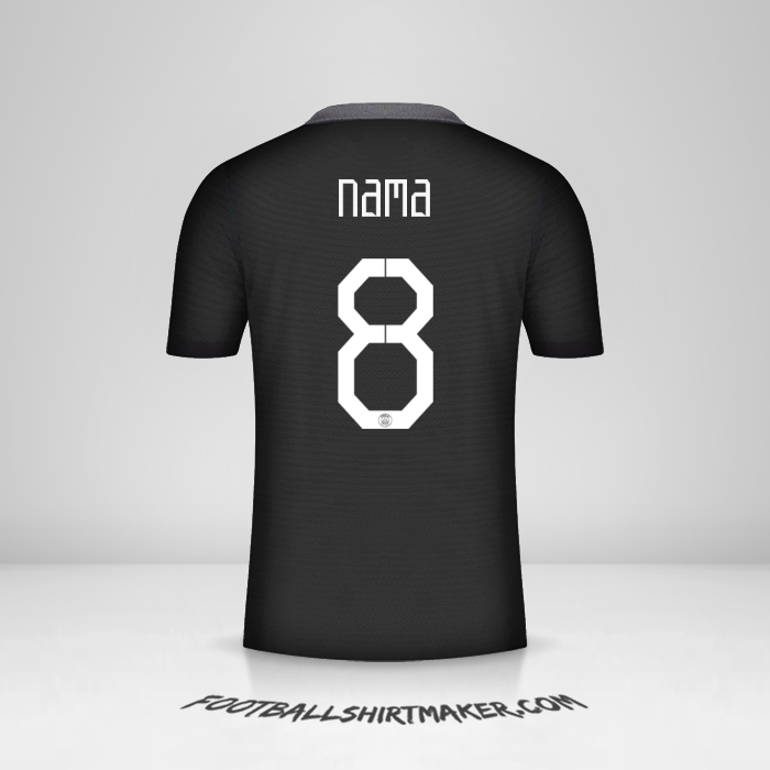 Jersey Paris Saint Germain Cup 2021/2022 Ketiga -  nama - 8