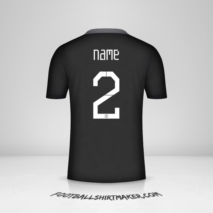 Jersey Paris Saint Germain Cup 2021/2022 Third -  name - 2