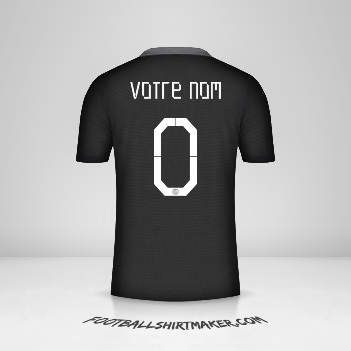 Maillot Paris Saint Germain Cup 2021/2022 III -  votre nom - 0