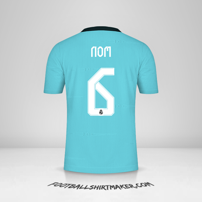 Maillot Real Madrid CF Cup 2021/2022 Troisième -  nom - 6