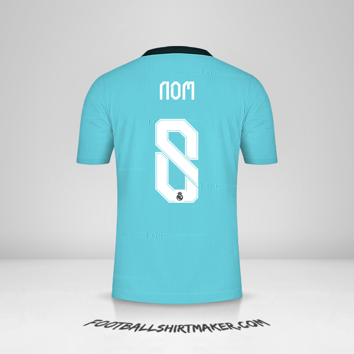 Maillot Real Madrid CF Cup 2021/2022 Troisième -  nom - 8