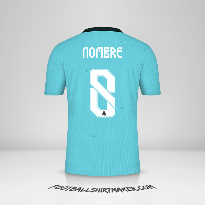 Camiseta Real Madrid CF Cup 2021/2022 Tercera -  nombre - 8