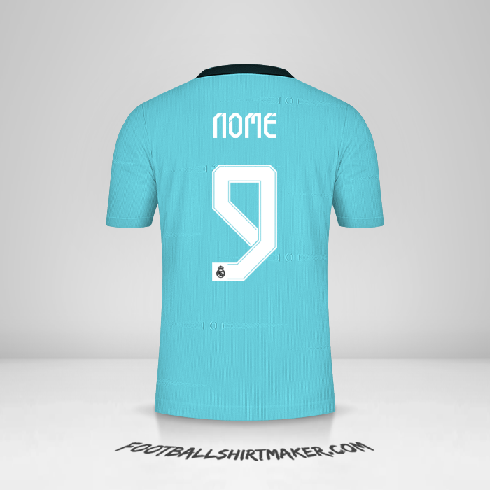 Maglia Real Madrid CF Cup 2021/2022 Terza -  nome - 9