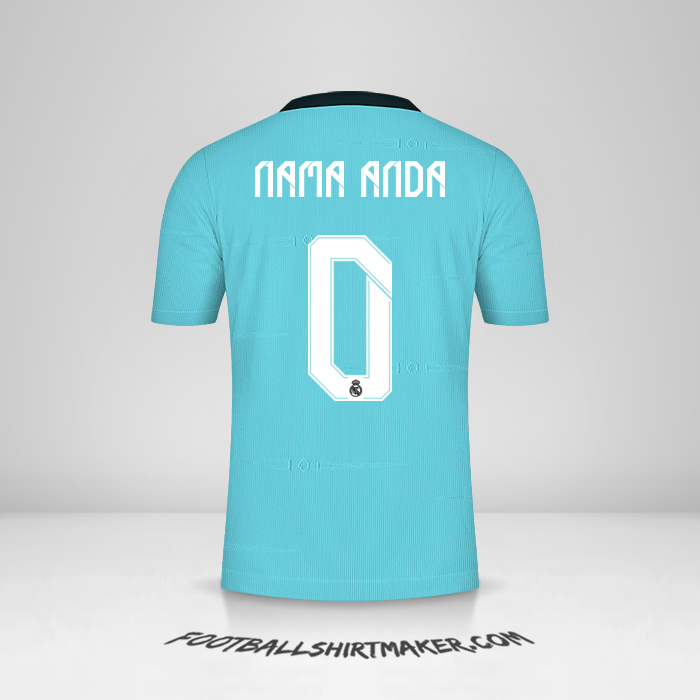 Jersey Real Madrid CF Cup 2021/2022 III -  nama anda - 0