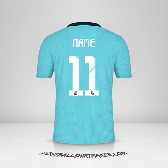 Shirt Real Madrid CF Cup 2021/2022 Third -  name - 11