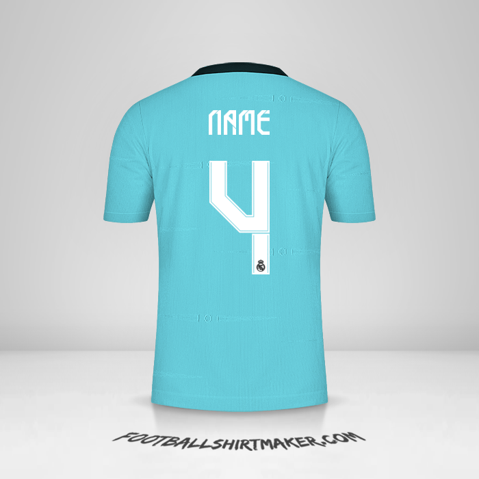 Jersey Real Madrid CF Cup 2021/2022 Third -  name - 4