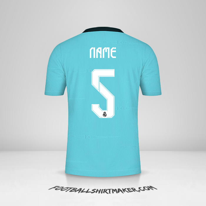 Shirt Real Madrid CF Cup 2021/2022 Third -  name - 5
