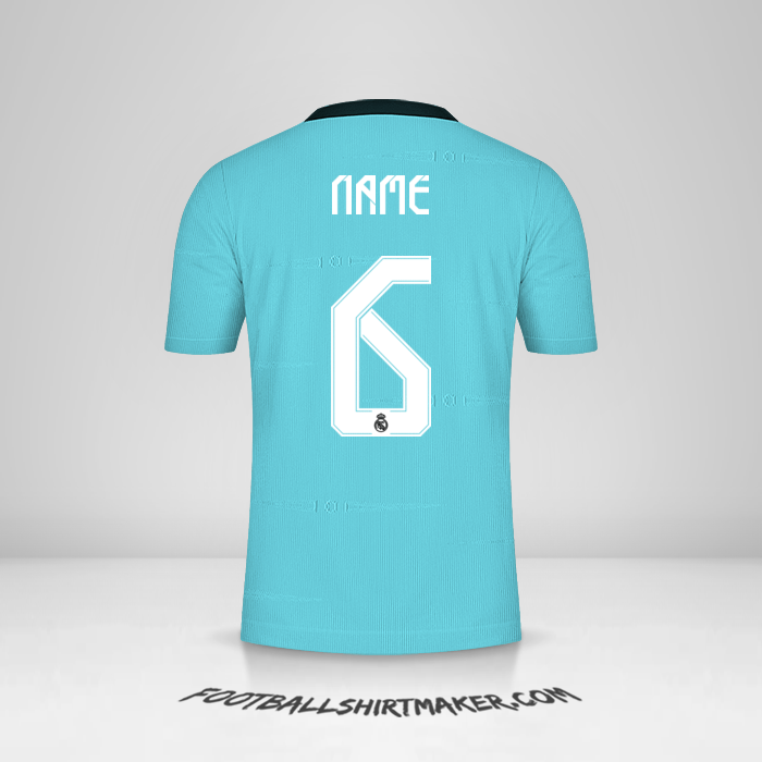 Shirt Real Madrid CF Cup 2021/2022 Third -  name - 6