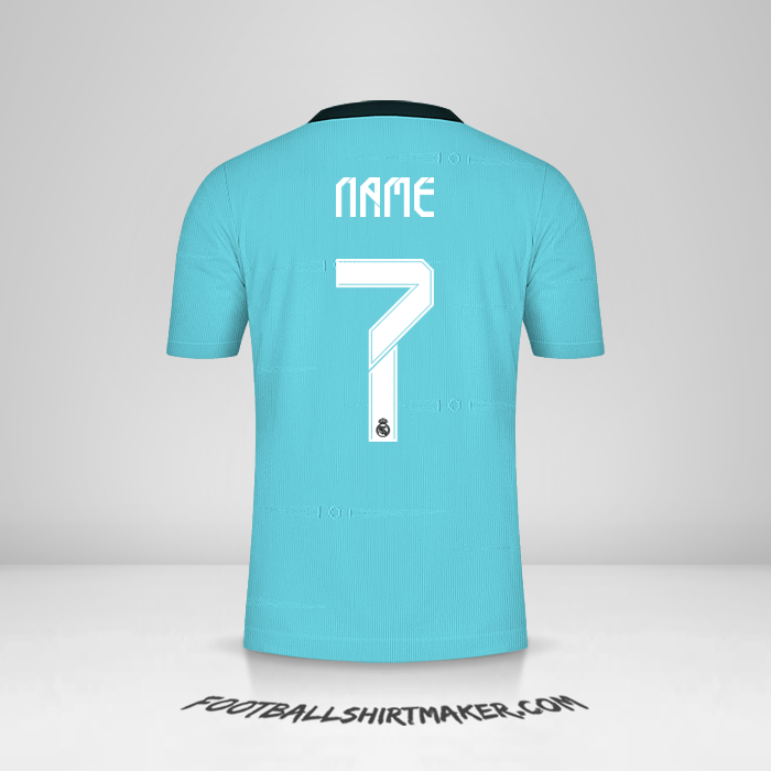 Shirt Real Madrid CF Cup 2021/2022 Third -  name - 7