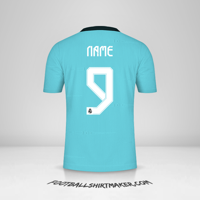 Shirt Real Madrid CF Cup 2021/2022 Third -  name - 9