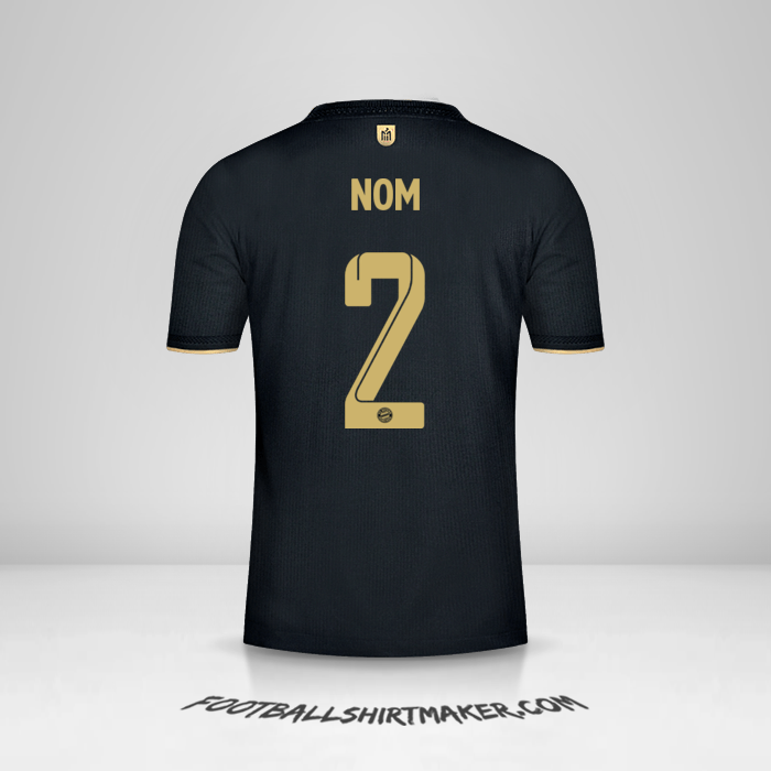 Maillot FC Bayern Munchen Cup 2021/2022 Extérieur -  nom - 2