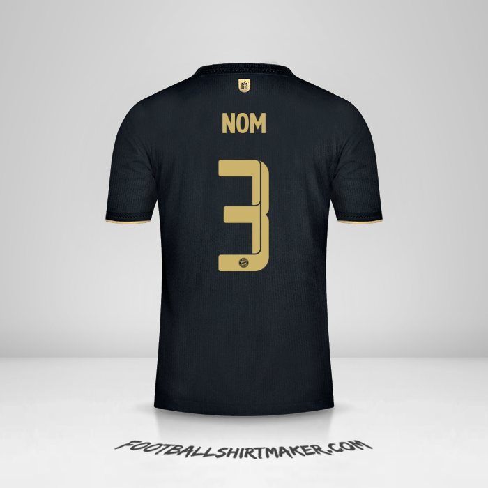 Maillot FC Bayern Munchen Cup 2021/2022 Extérieur -  nom - 3