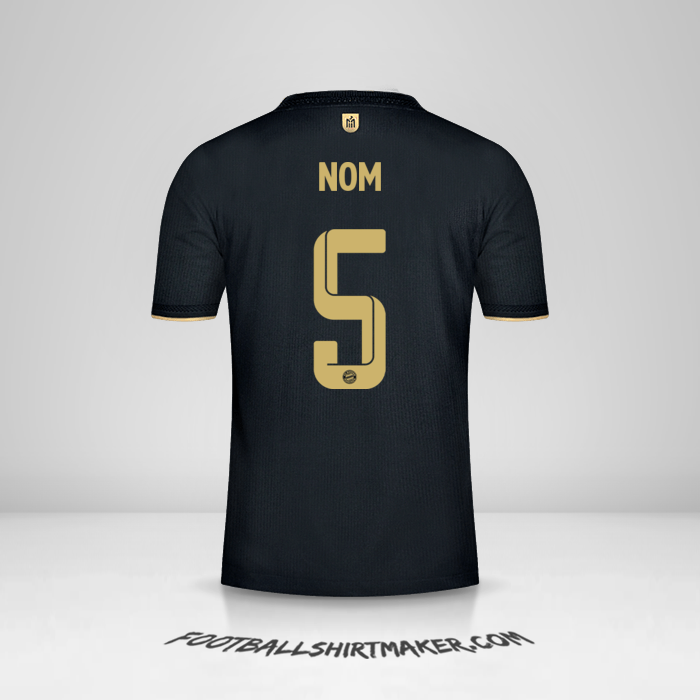 Maillot FC Bayern Munchen Cup 2021/2022 Extérieur -  nom - 5