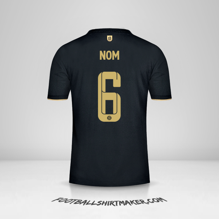 Maillot FC Bayern Munchen Cup 2021/2022 Extérieur -  nom - 6