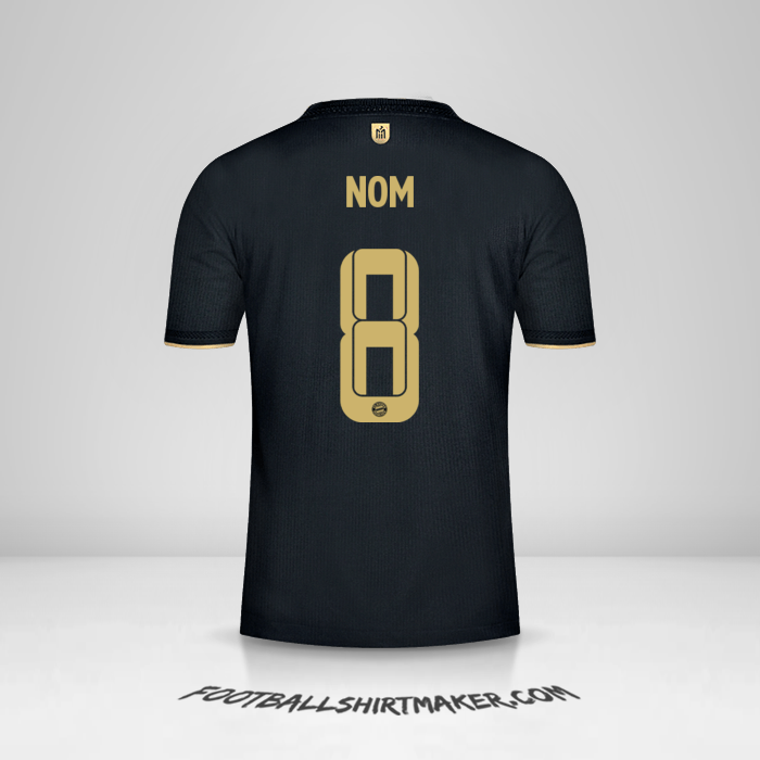 Maillot FC Bayern Munchen Cup 2021/2022 Extérieur -  nom - 8