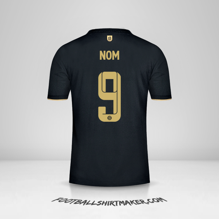 Maillot FC Bayern Munchen Cup 2021/2022 Extérieur -  nom - 9