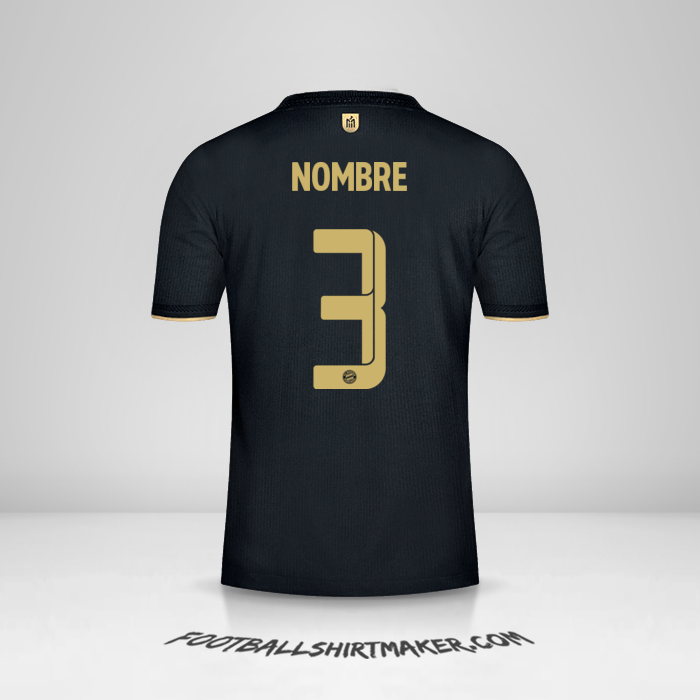 Camiseta FC Bayern Munchen Cup 2021/2022 Visita -  nombre - 3