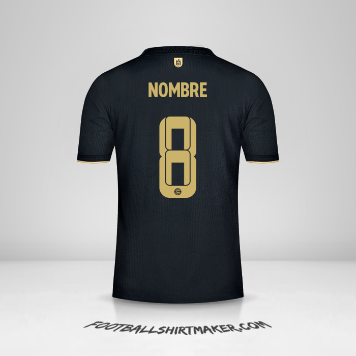 Jersey FC Bayern Munchen Cup 2021/2022 Visita -  nombre - 8