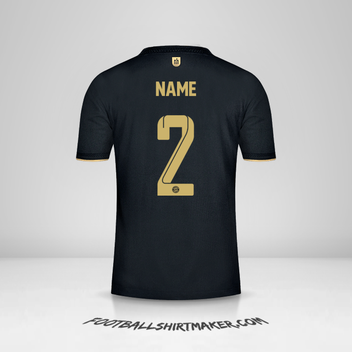 Trikot FC Bayern Munchen Cup 2021/2022 Auswärts -  name - 2