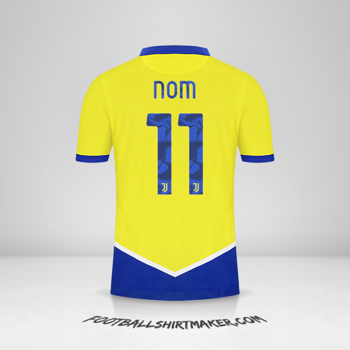 Maillot Juventus FC Cup 2021/2022 Troisième -  nom - 11